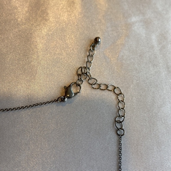 Diamond in a box silver necklace - Picture 5 of 5